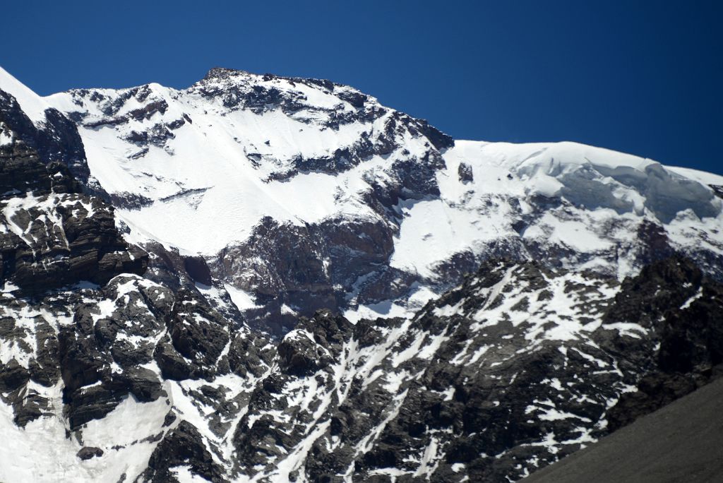 15 Ridge Near Aconcagua Summit From Descent Between Plaza de Mulas And Confluencia